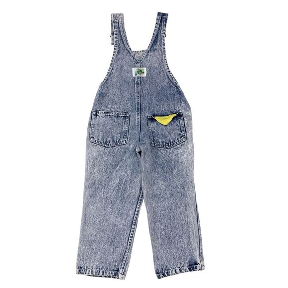 Kids Denim Overalls with Farm Print - Picture 2 of 10